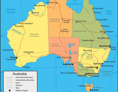 benua terbesar di dunia australia