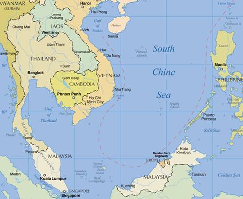 laut terluas di dunia laut china selatan