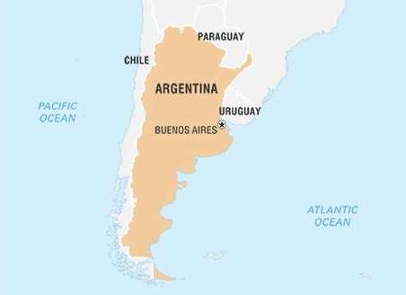 negara terbesar di dunia argentina