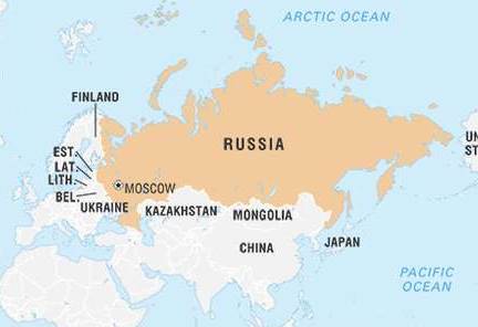 negara terbesar di dunia rusia